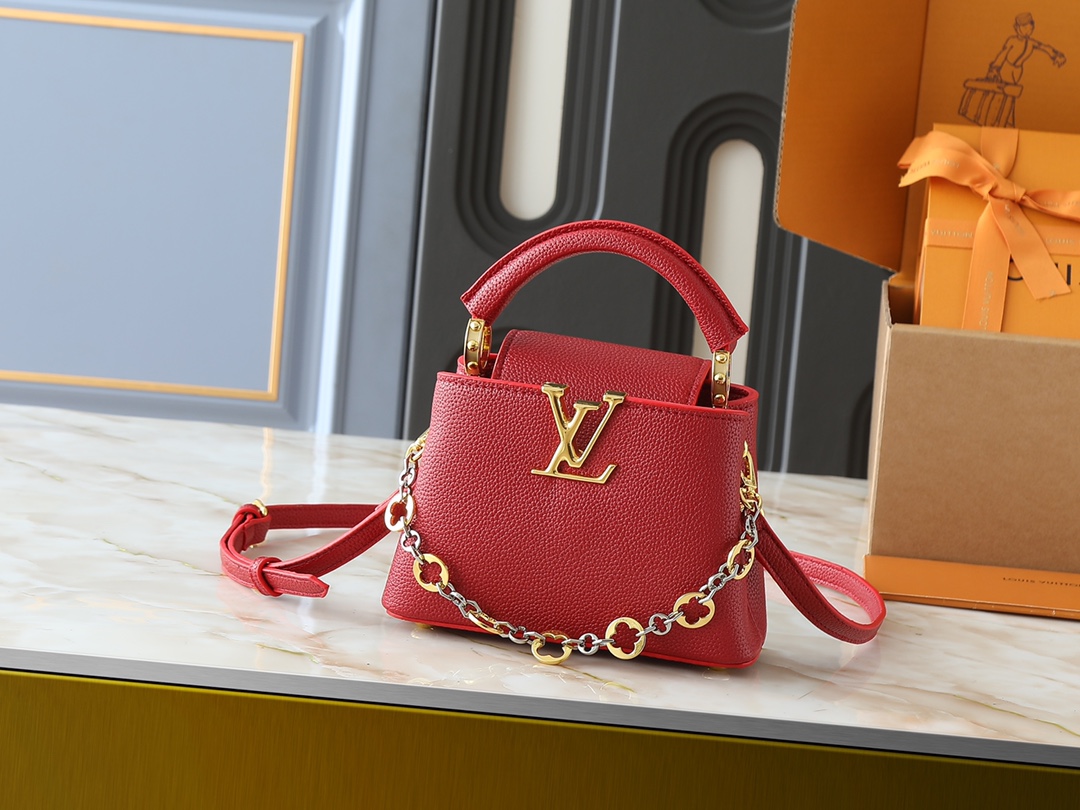 LV Twist One Handle Bb Handbag Monogram Canvas Model M21590 Top Handle